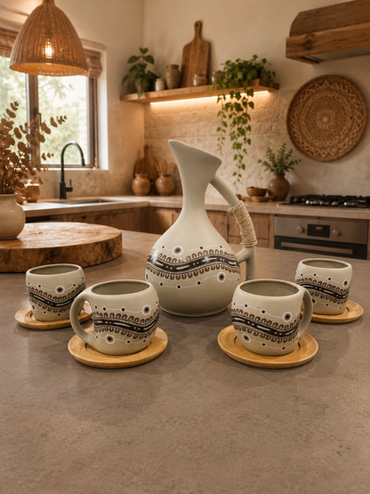 Sandstone Collection Tea Set